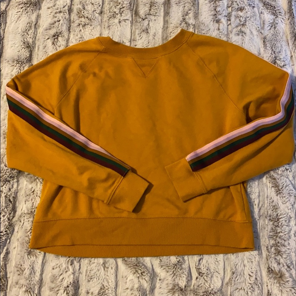 Arizona Cropped Stripe Pullover